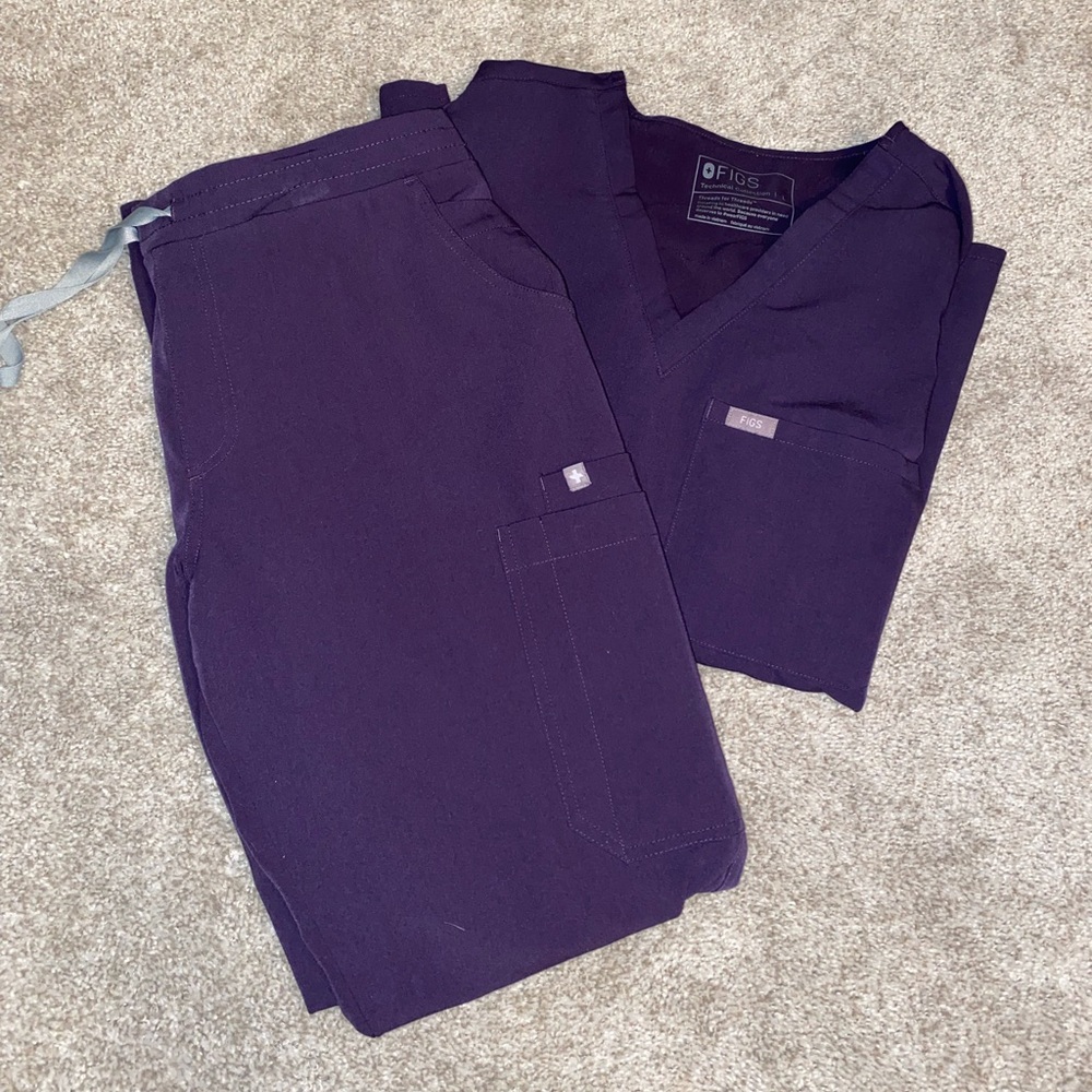Figs Scrubs Purple Shadow